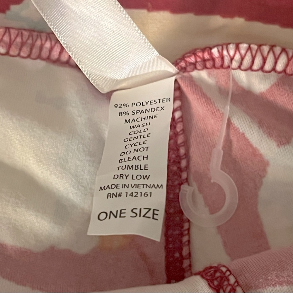LuLaRoe Milkshake Print Soft Leggings OS One Size - Picture 5 of 7